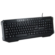 Atlantis P013-WL618-U Multimedia-Tastatur, Schwarz
