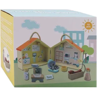 Holz-Tierarzt-Spielset, 13-teilig
