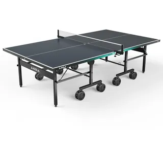 JOOLA Tischtennisplatte Nova 500A – Premium Outdoor Tischtennisplatte wetterfest klappbar mit Netzsystem & Rollen