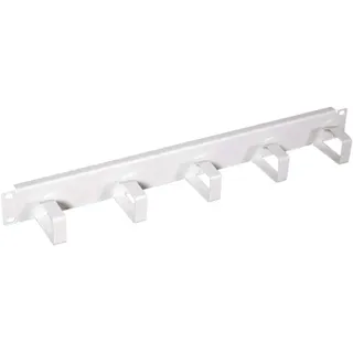 EFB-Elektronik EFB Elektronik 1HE Kabelführungspanel, 5 Bügel, Stahl, Serverschrank Zubehör, Grau