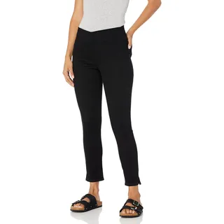NYDJ Damen Petite Skinny Ankle Pull-on Slimming & Flattering Fit Jeans, Schwarz, 38 Zierlich
