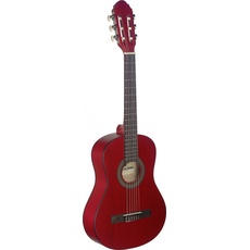 Bild C410 1/2 Größe Name Klassische Gitarre – Schwarz 1/2 rot