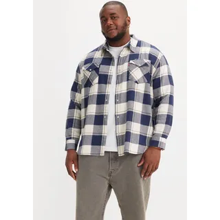 Levi's Levi's® Plus Jeanshemd »BIG RELAXED FIT WESTERN« Levi's® Plus GOUGH PLAID NAVAL AC