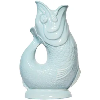 Gluckigluck Karaffe mit „Gluck-Gluck“-Geräusch 27,5/17/9,5 cm , Pastellgrün , Keramik , Tiere , 1.2 L , Organisch , handgemacht , Geschirr, Kannen & Karaffen, Wasserkaraffen & Krüge