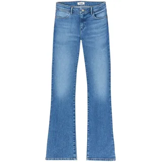 Wrangler Damen Bootcut Raven Jeans, Schwarz, 34W / 34L EU
