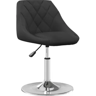 vidaXL Esszimmerstühle 4 Stk. Drehbar Schwarz Samt - Schwarz