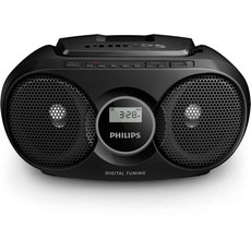 Philips Audio AZ215B/12 CD-Soundmachine (Digital UKW, Audioeingang, 3 Watt, leicht bedienbar) schwarz