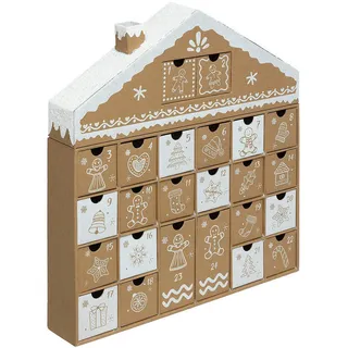 Fééric Lights and Christmas Adventskalender in Form eines Hauses 38 x 41 cm