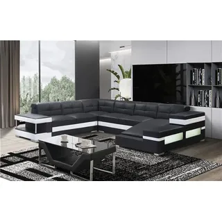 Couchen Sofa Wohnlandschaft U Form Ecksofa Couch Garnitur Polster Big xxl Sofas