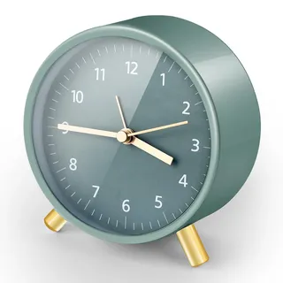 AiQInu Wecker Analog grün