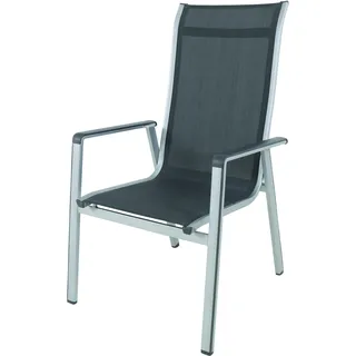 MWH Kedline Stapelstuhl Aluminium/Textilene