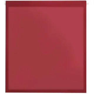 Decorblind | EasyFix-Rollo lichtdurchlässig ohne Werkzeug und ohne Bohren, Maße Rollo: 42 x 180 cm (B x L), Maße Stoff: 39 x 175 cm, Bordeaux, unifarben, Jalousien für Fenster