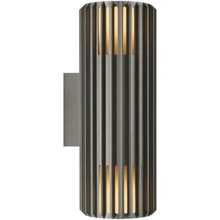 Nordlux Außenwandleuchte Aluminium 33,7 cm E27 IP54 anthrazit
