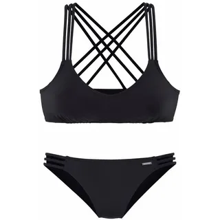 Bruno Banani Bustier-Bikini Damen schwarz Gr.34 Cup C/D