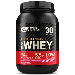 Gold Standard 100% Whey White Chocolate Raspberry Pulver 900 g