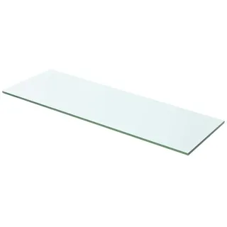 vidaXL Glasboden Glasscheibe Glasplatte für Glasregal Transparent 60 cm x 15 cm
