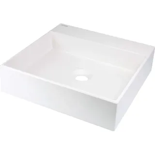 Granite countertop washbasin with space for a tap - 400x400 mm