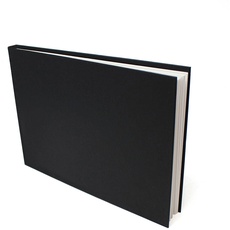 Artway Studio - Skizzenbuch mit festem Einband - säurefreies Papier - Hardcover - Hochformat - 48 Blatt mit 170 g/m2 - A4 Querformat