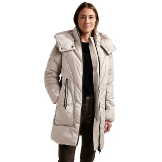 CECIL Damen B100900 Wintermantel, Beige, XXL