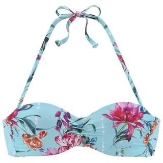 SUNSEEKER Bügel-Bandeau-Bikini-Top Damen Blau 34 Cup E