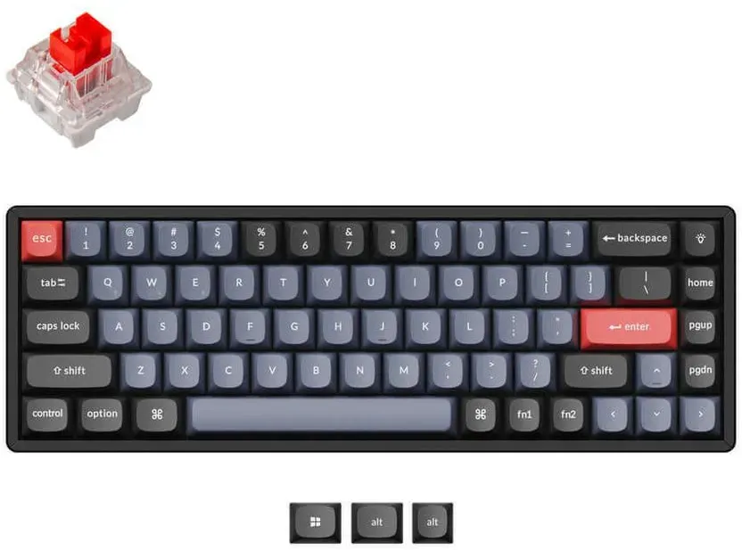 Bild von K6 Pro QMK/VIA Wireless Mechanical Keyboard RGB Red Keychron K Pro