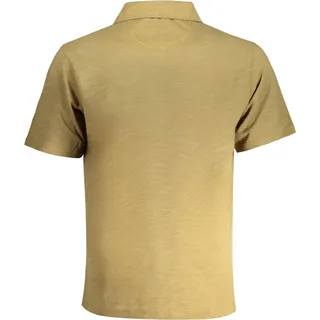 Herren Kurzarm Poloshirt grün mit Stickerei und Logo - Regular Fit - Grün