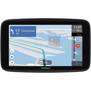 TomTom Pkw-Navi GO Advanced (6 Zoll, Stauvermeidung Dank TomTom Traffic, Weltkarten-Updates inklusive, Updates über Wi-Fi, dynamischer Fahrspurassistent, integrierte, umkehrbare Halterung)