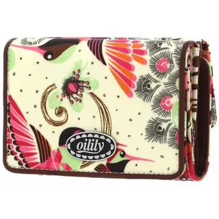 Oilily Geldbörse Tropical Birds Flap Wallet Cream-White creme mehrfarbig -