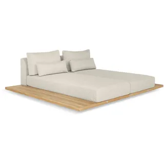 Suns Aspen Daybed Teak/Quick dry foarm Sonnenschutzstoff