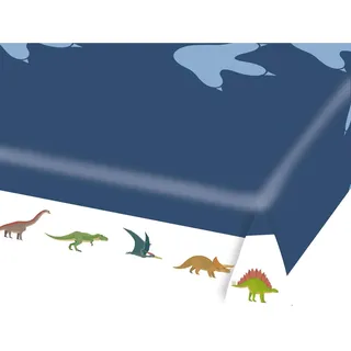 Amscan Tischdecke Happy Dinosaur 9903975 115 x 175 cm Mehrfarbig