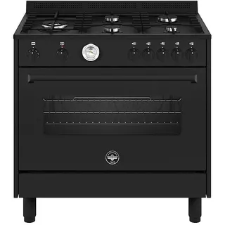 LA GERMANIA Amn965etn/24 Küche 90x60 CM 5 Feuer Ofen Elektro Schwarz Klasse A