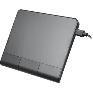 Perixx PERIPAD-506 Kabelgebundenes USB-Touchpad, Große Bedienfläche, Multi-Touch-Gesten, Abnehmbares USB-C Kabel, 13,5x11,6x1,4 cm, Für Windows