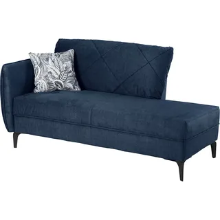 Jockenhöfer Recamiere Novara 165 x 86 x 85 cm Blau