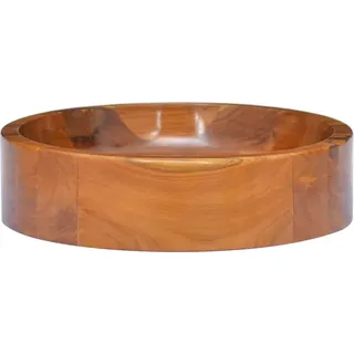vidaXL Waschbecken Massivholz Teak 40x10 cm - Braun