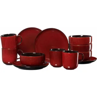 Ritzenhoff & Breker Gambia Frühstücks-Set 12-tlg. rot