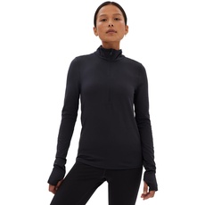 Girlfriend Collective Women’s Long Sleeve Half Zip Shirt for Yoga, Fitness, Sport, Breathable and Functional, Quick Dry, Sweat Wicking, Sizes XXS-6XL