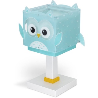 Dalber Kinder Tischlampe Nachttischlampe kinderzimmer Little Owl Eule Tiere, Kinderzimmer, Nachttischlampe, 64391, E14