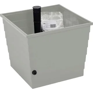 WaterUps Pflanzkübel 48 cm x 48 cm x 43 cm Grau