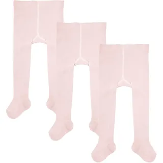 Camano Strumpfhose, (3er Pack), mit weichem Bund und soften Zehennähte, rosa