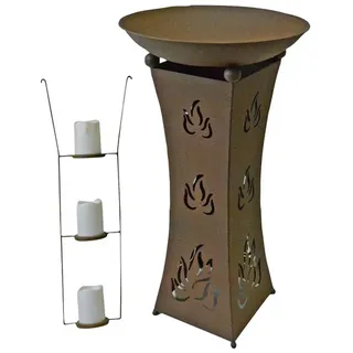 Garden Pleasure Pflanzschale Ø 47,5 x 93,5 cm Antik-Rost