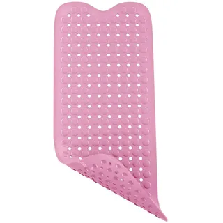 Intirilife Duschmatte Badewannenmatte 100/40 cm , Pink , Kunststoff , 40x100 cm , Heimtextilien, Badtextilien, Badematten