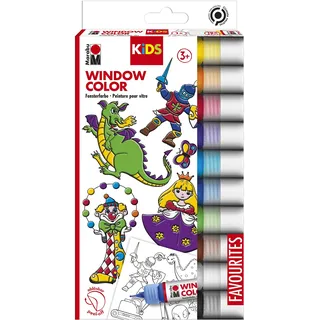 Marabu Kids Window Color Set 10 St. 25 ml mehrfarbig