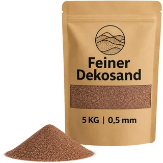 Deko-Sand kupfer 5 kg farbige Ø 0,5 mm Gläser Vasen Streudeko