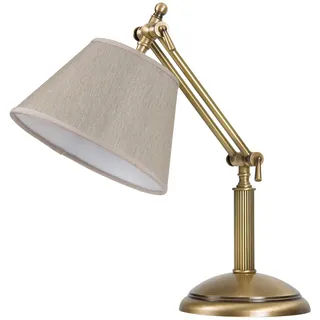 Premium Tischleuchte Nachttischlampe Aus Messing Bronziert Schreibtisch Exklusiv