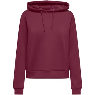 ONLY Damen Onplounge Life Hood Ls SWT Noos, Rhododendron, S
