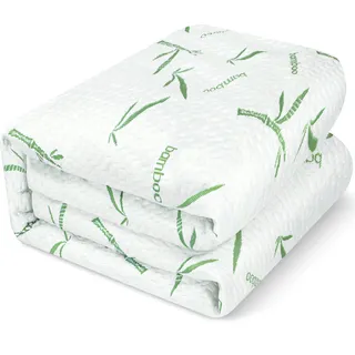 Utopia Bedding Matratzenschoner 90 x 200 x 30 cm Wasserdicht, Viskose Premium Matratzenauflage, Oeko-Tex Zertifiziert, Atmungsaktive, Matratzenschutz, Rundum Elastisch