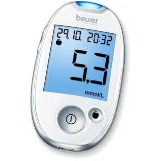 Beurer GL 44 mmol/l Blutzuckermessgerät, Weiß