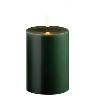 LED-Echtwachskerze mit Spiegeleffekt DecoTrend grün, 10 cm