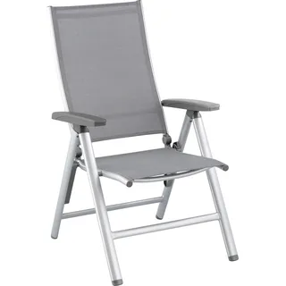 Kettler Gartenklappstuhl 70 x 62 x 109 cm silber/anthrazit-grau