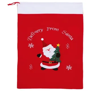 Weihnachtsmann Dekoration 70CM Rot Mit Lametta Baum Sack Weihnachten Figur